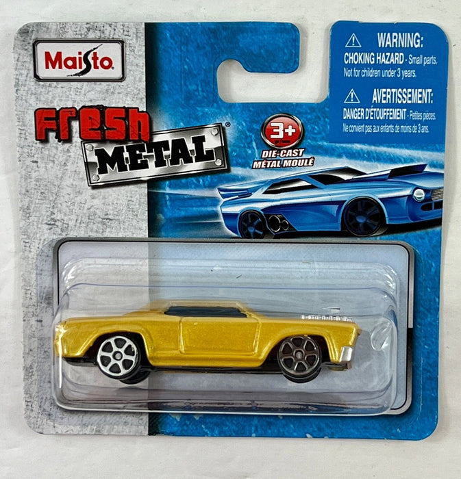 Mașinuță de jucărie Maisto Fresh Metal, model metalic, galben, 3+