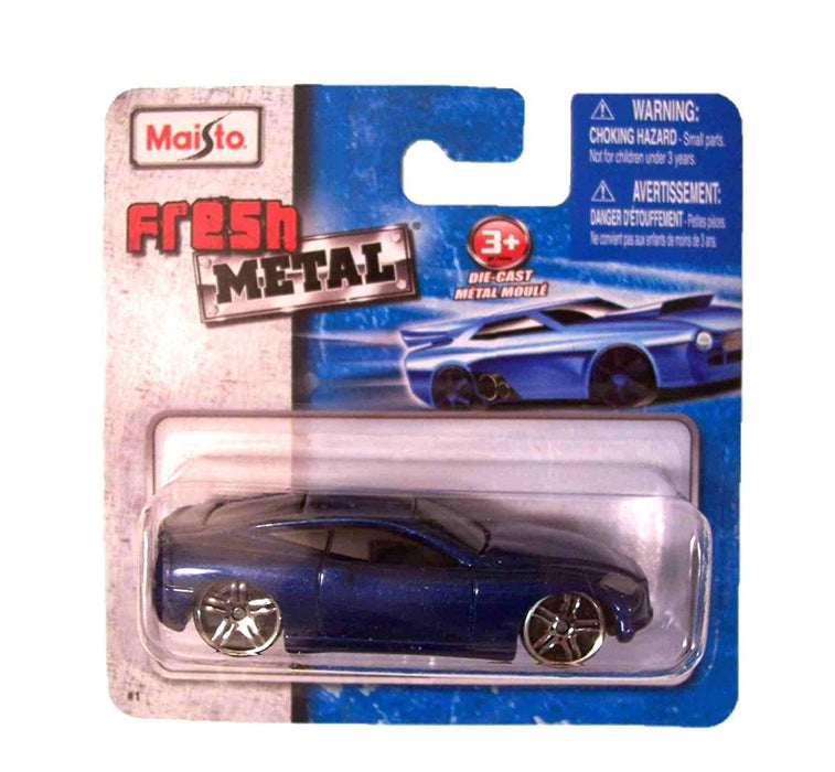 Mașinuță de jucărie Maisto Fresh Metal, model sport albastru, metal turnat, de la 3 ani