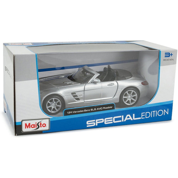 Mașină miniaturală Maisto Special Edition, Mercedes-Benz SLS AMG Roadster, scară 1:24, 3 ani+