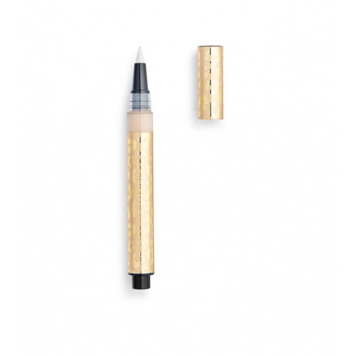 Corector cremă Makeup Revolution Brightening and Tightening, iluminator, cu efect de fermitate, nuanța Migdală, 2,2 ml