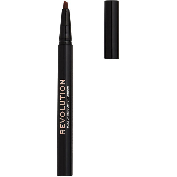 Creion cremă pentru sprâncene Makeup Revolution Bushy Brow, maro cenușiu, 0,5 ml