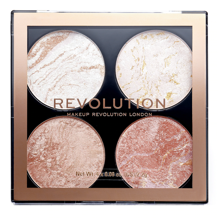 Paletă de conturare Makeup Revolution Cheek Kit, 4 nuanțe, 8,8 g