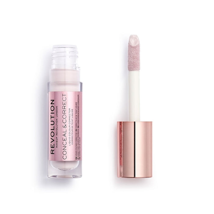 Corector lichid Makeup Revolution Conceal & Correct, corectiv, nuanța Lavandă, 4 g