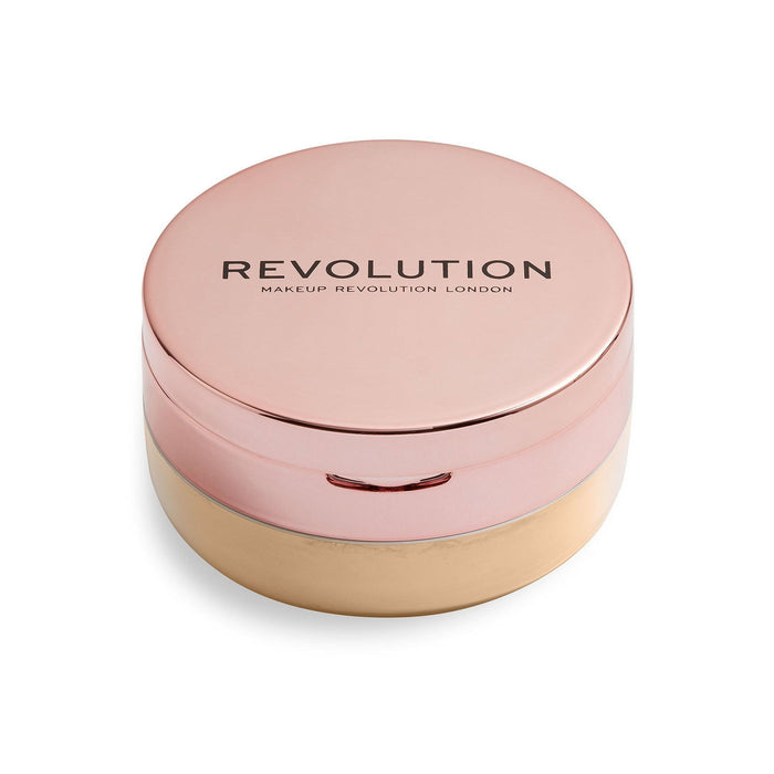 Pudră de fixare liberă Makeup Revolution Conceal & Fix, vegană, nuanța Medium Yellow, 13 g