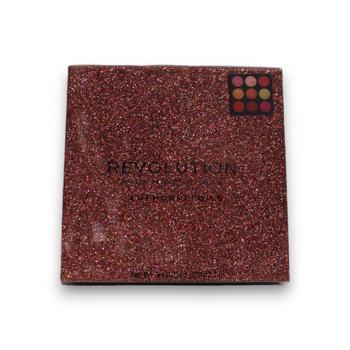 Paletă de farduri de ochi Makeup Revolution Euphoric Foil Palette, 9 nuanțe, 25 g