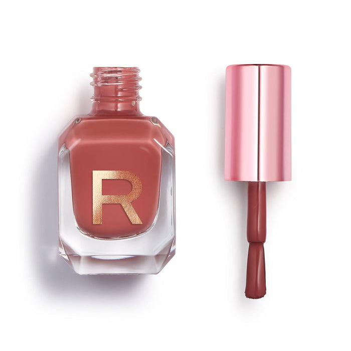 Lac de unghii Makeup Revolution High Gloss, nuanța True, efect lucios, 10 ml