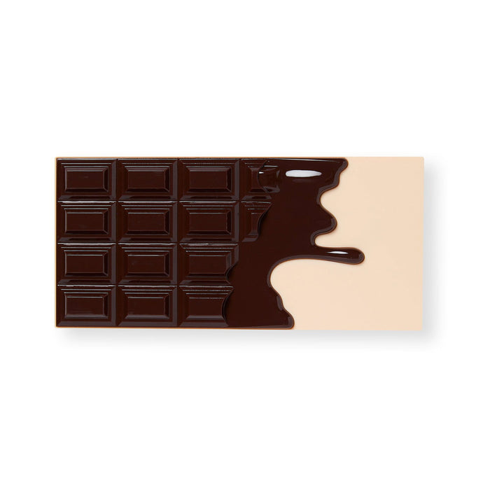 Paletă de farduri de pleoape Makeup Revolution I Heart Chocolate Nudes Caramel, 18 nuanțe, 18 g