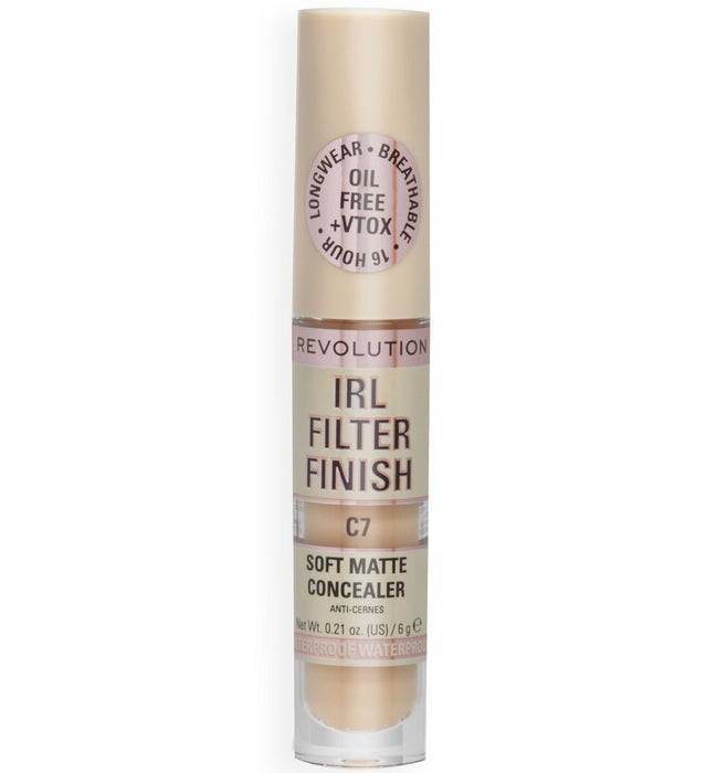 Baton corector Makeup Revolution IRL Filter Finish, finisaj mat, nuanța C7, 6 g