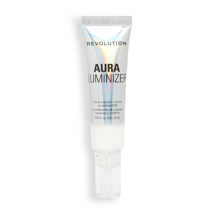 Iluminator lichid Makeup Revolution Mood Switch Aura, Trippin Pink, pentru față și corp, 20 ml