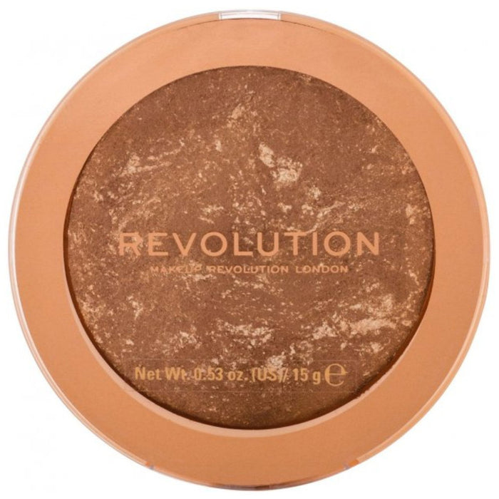 Pudră bronzantă compactă Makeup Revolution Reloaded, nuanța Take A Vacation, 15 g