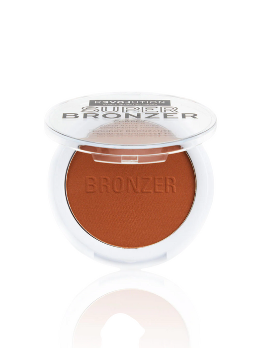 Pudră bronzantă compactă Makeup Revolution Relove Super, finisaj mat, nuanța Sahara, 6 g