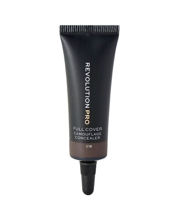 Corector lichid Makeup Revolution REVOLUTION PRO, acoperire completă, vegan, nuanța C18, 8,5 ml
