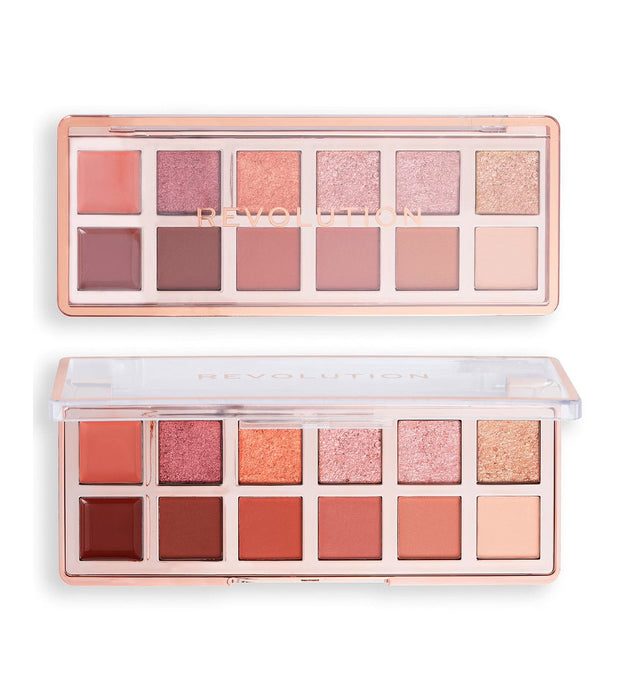 Paletă de farduri de pleoape Makeup Revolution The True Icon, 12 nuanțe, 8 g