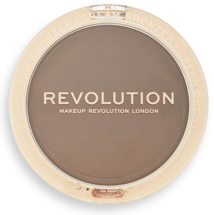 Pudră bronzantă compactă Makeup Revolution Ultra Cream Bronzer, nuanța Cacao, ton mediu, 6,7 g