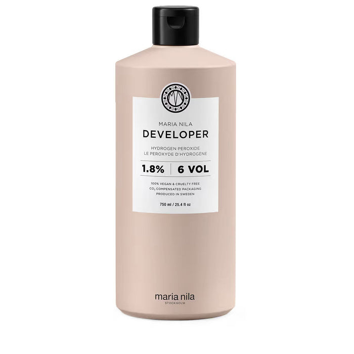 Loțiune oxidantă pentru păr Maria Nila Developer, 1,8%, 6 vol, 750 ml