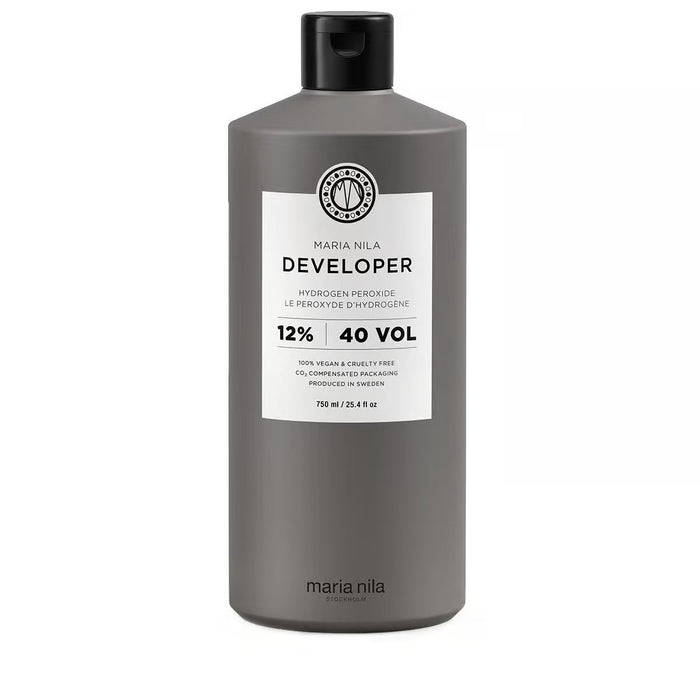 Loțiune oxidantă pentru păr Maria Nila Developer, 12%, 40 vol, 750 ml