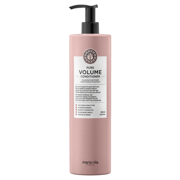 Balsam de păr Maria Nila Pure Volume, pentru volum, fără parabeni, 1000 ml