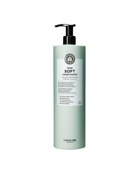 Balsam de păr Maria Nila True Soft, hidratant, 1000 ml, tester