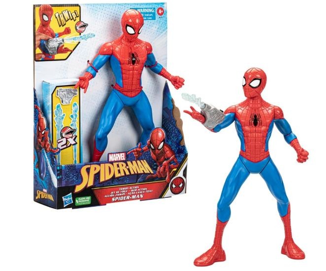 Figurină Hasbro Marvel Spider-Man Thwip Action, 35 cm, 4+ ani