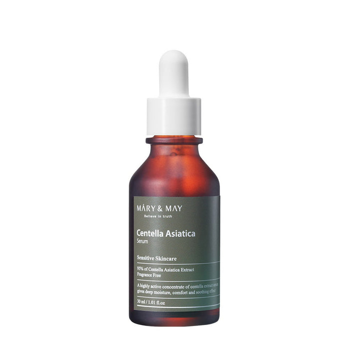 Ser facial Mary and May Centella Asiatica, calmant și hidratant, pentru utilizare zilnică, 30 ml