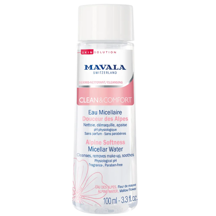 Apă micelară Mavala Clean & Comfort, pentru piele sensibilă, calmantă, 100 ml