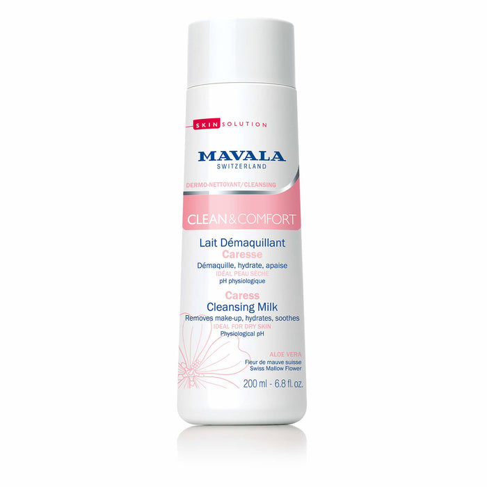 Lapte demachiant Mavala Clean & Comfort Carress, pentru față, 200 ml