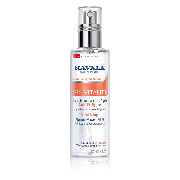 Spray pentru față Mavala Skin Vitality Alpine Micro-Mist, revitalizant, antioboseală, vegan, 125 ml