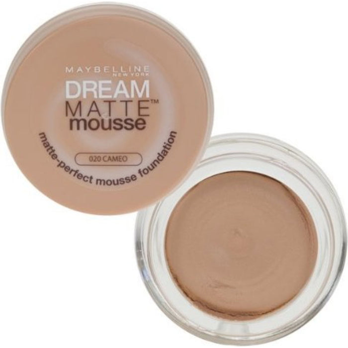 Fond de ten mousse Maybelline Dream Matte Mousse, nuanța 020 Cameo, SPF 15, 18 ml