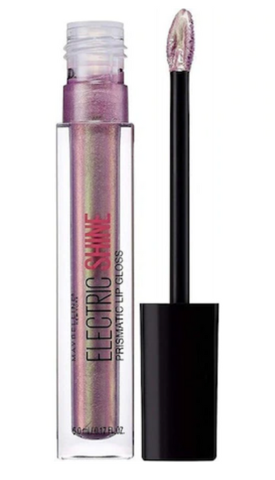 Luciu de buze Maybelline Electric Shine Prismatic, nuanța 155 Metal luminat de lună, 5 ml