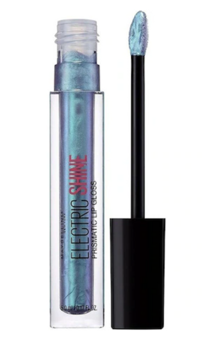 Luciu de buze Maybelline Electric Shine Prismatic, nuanța 165 Albastru electric, 5 ml