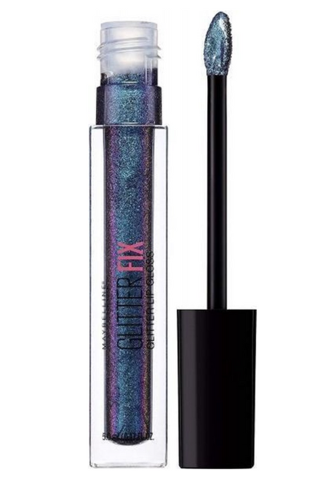 Luciu de buze Maybelline Glitter Fix, nuanța 75, cu particule strălucitoare, 5 ml