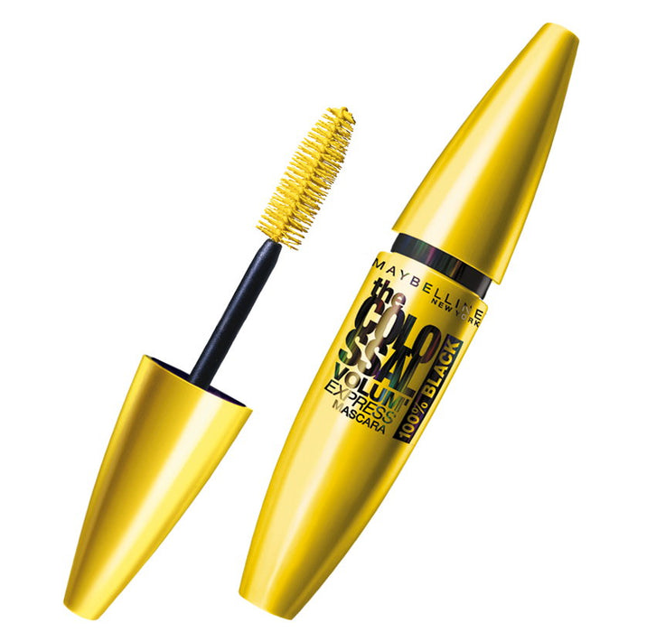 Mascara Maybelline The Colossal Volume Express, pentru volum, nuanța 100% Black, 10,7 ml
