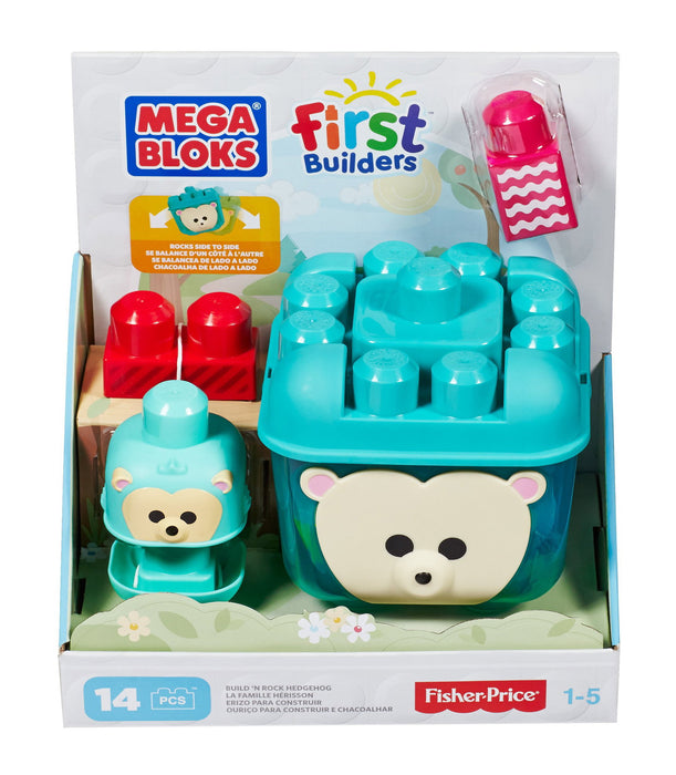 Set de construcție Mega Bloks First Builders, 14 piese, pentru copii de 1–5 ani
