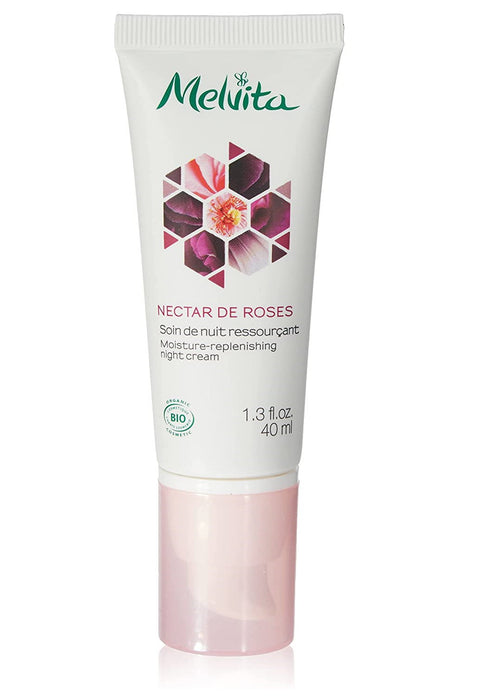 Cremă de față Melvita Nectar de Roses, hidratantă, de noapte, 40 ml, tester