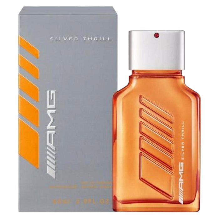 Apă de parfum Mercedes-Benz AMG Silver Thrill, pentru bărbați, 60 ml