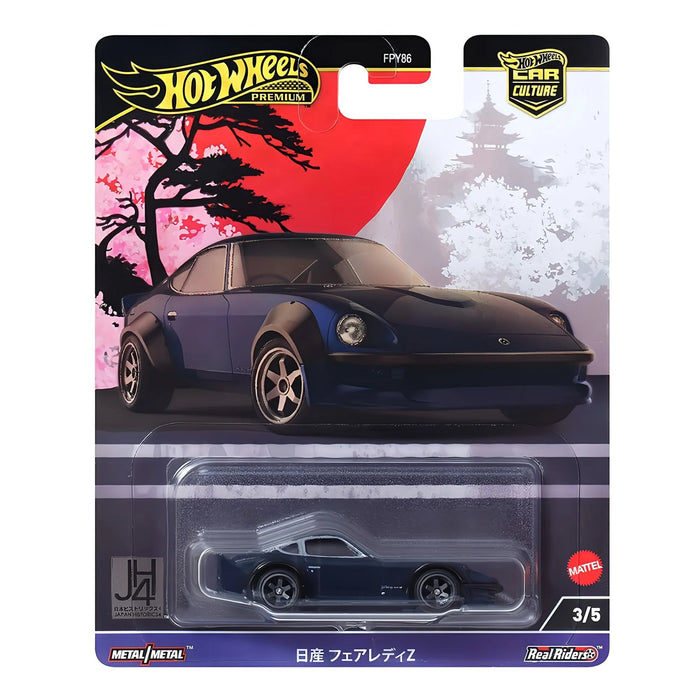 Mașinuță Mattel Hot Wheels Car Culture, Nissan Fairlady Z, metal/metal, Real Riders