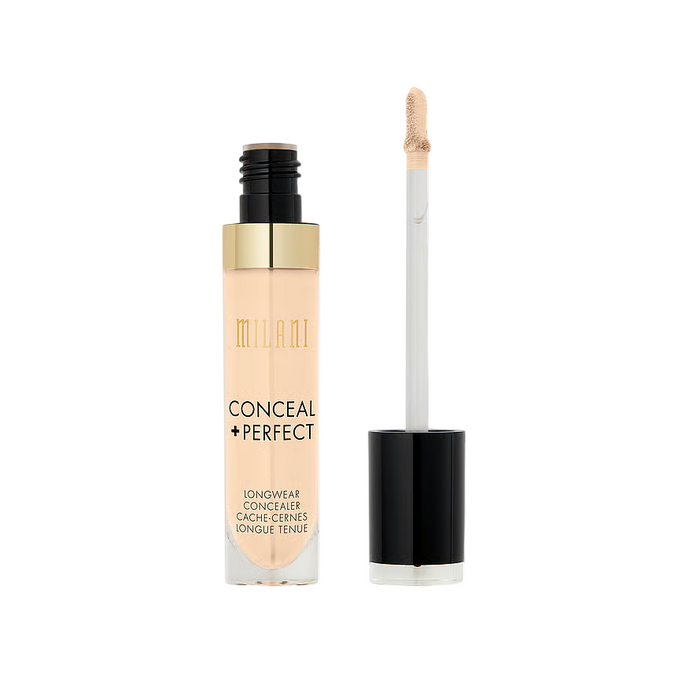 Corector cremă Milani Conceal + Perfect, de lungă durată, nuanța 115 Light Nude, 5 g