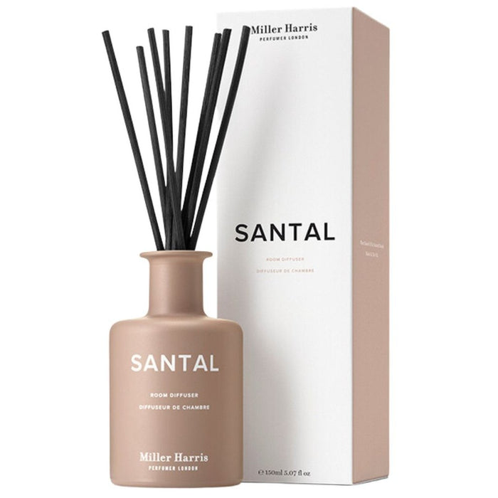 Difuzor de aromă cu bețișoare Miller Harris Santal, 150 ml