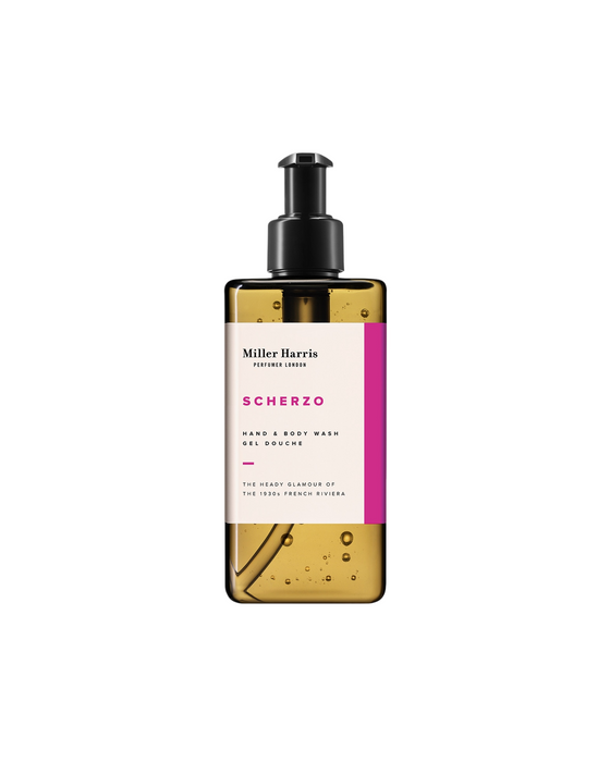 Gel de duș Miller Harris Scherzo, pentru corp și mâini, 300 ml