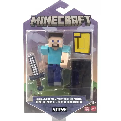 Figurină de acțiune Mattel Minecraft, Steve, 6+ ani