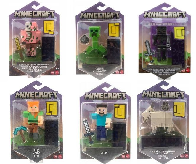 Figurină Mattel Minecraft Core Action, diverse modele, 6+ ani