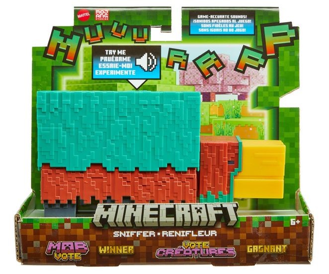 Figurină Mattel Minecraft, Sniffer, cu sunet, 6+ ani