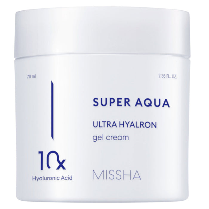 Cremă gel de față Missha Super Aqua Ultra Hyalron, hidratantă, cu acid hialuronic, 70 ml