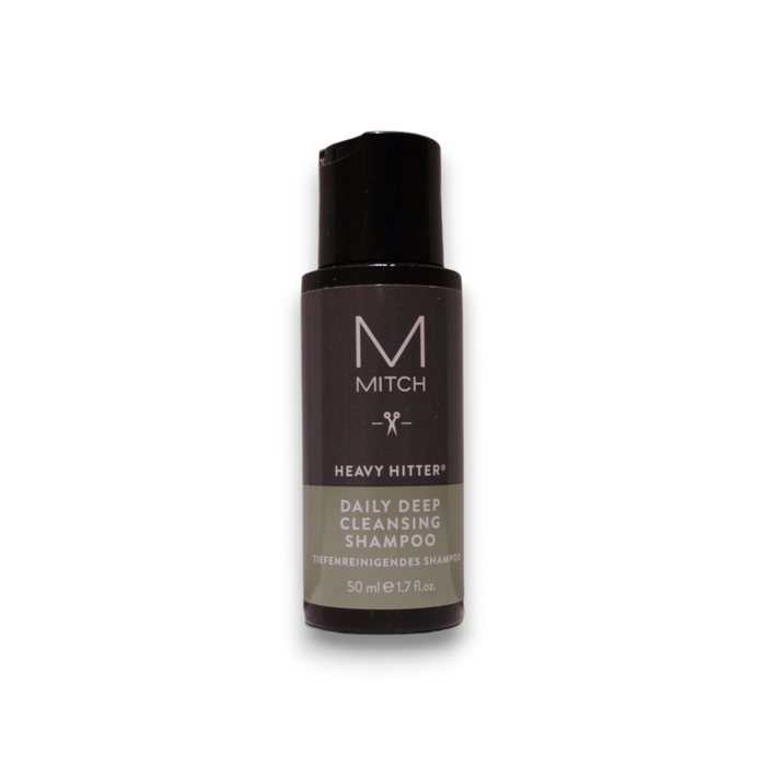 Șampon Mitch by Paul Mitchell Heavy Hitter, curățare profundă, fără parabeni, 50 ml