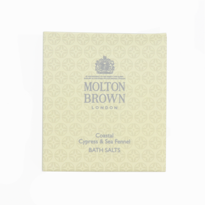 Sare de baie Molton Brown Coastal Cypress & Sea Fennel, 25 g