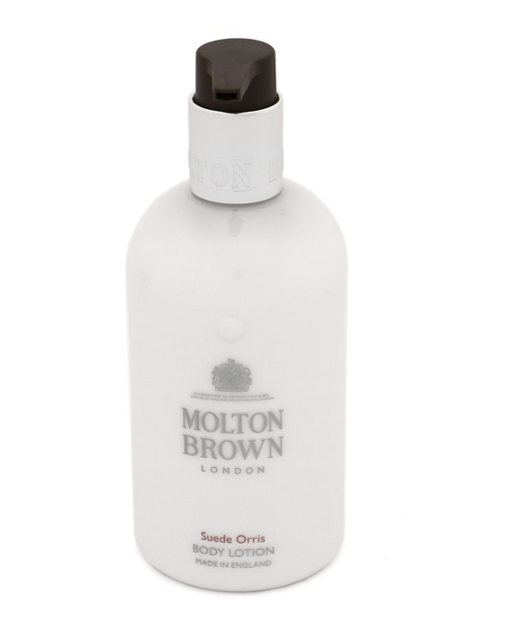 Loțiune de corp Molton Brown Suede Orris, hrănitoare, 300 ml
