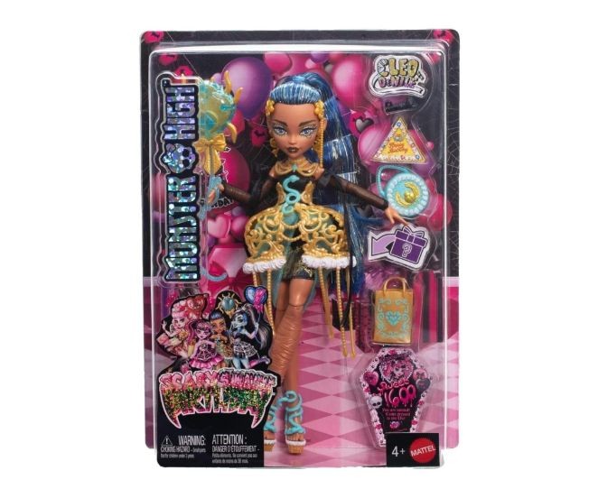 Păpușă Mattel Monster High Scary Sweet Birthday, Cleo De Nile, 4+ ani