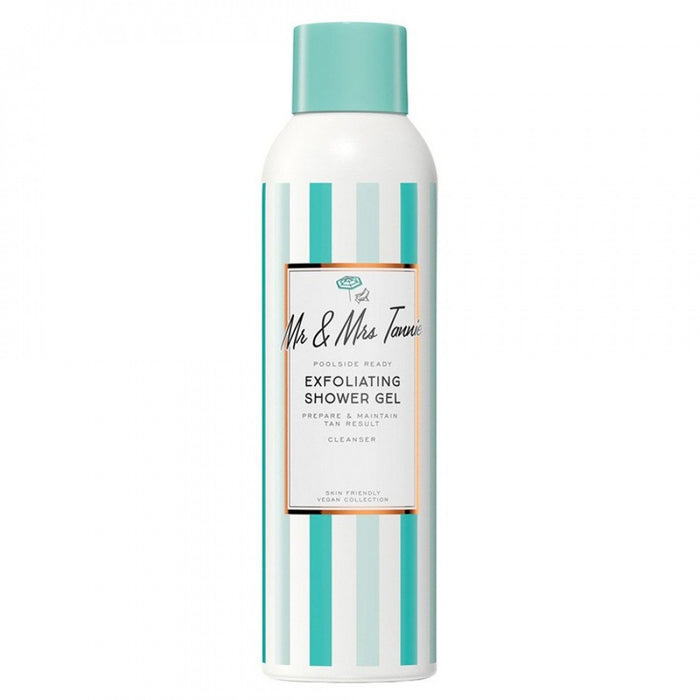Gel de duș exfoliant Mr & Mrs Tannie Aloe Vera, pentru toate tipurile de piele, 200 ml