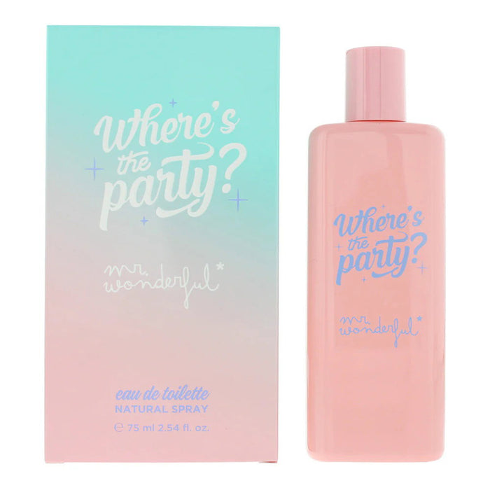 Apă de toaletă Mr Wonderful Where's The Party?, pentru femei, 75 ml