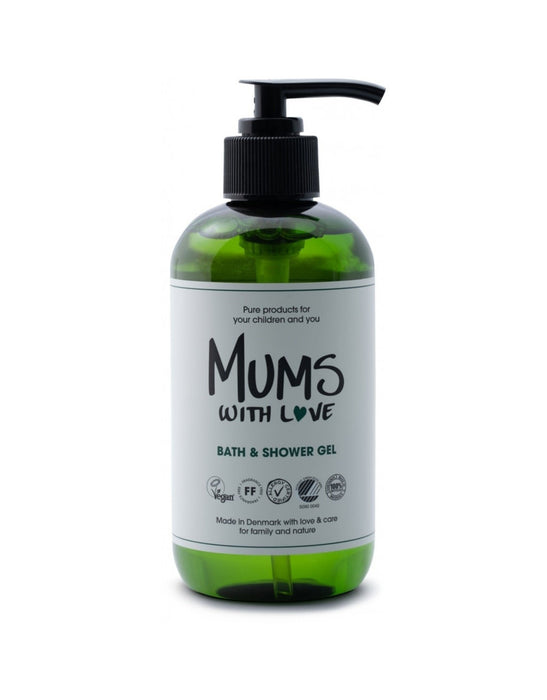 Gel de duș și baie Mums With Love, pentru toate tipurile de piele, 250 ml
